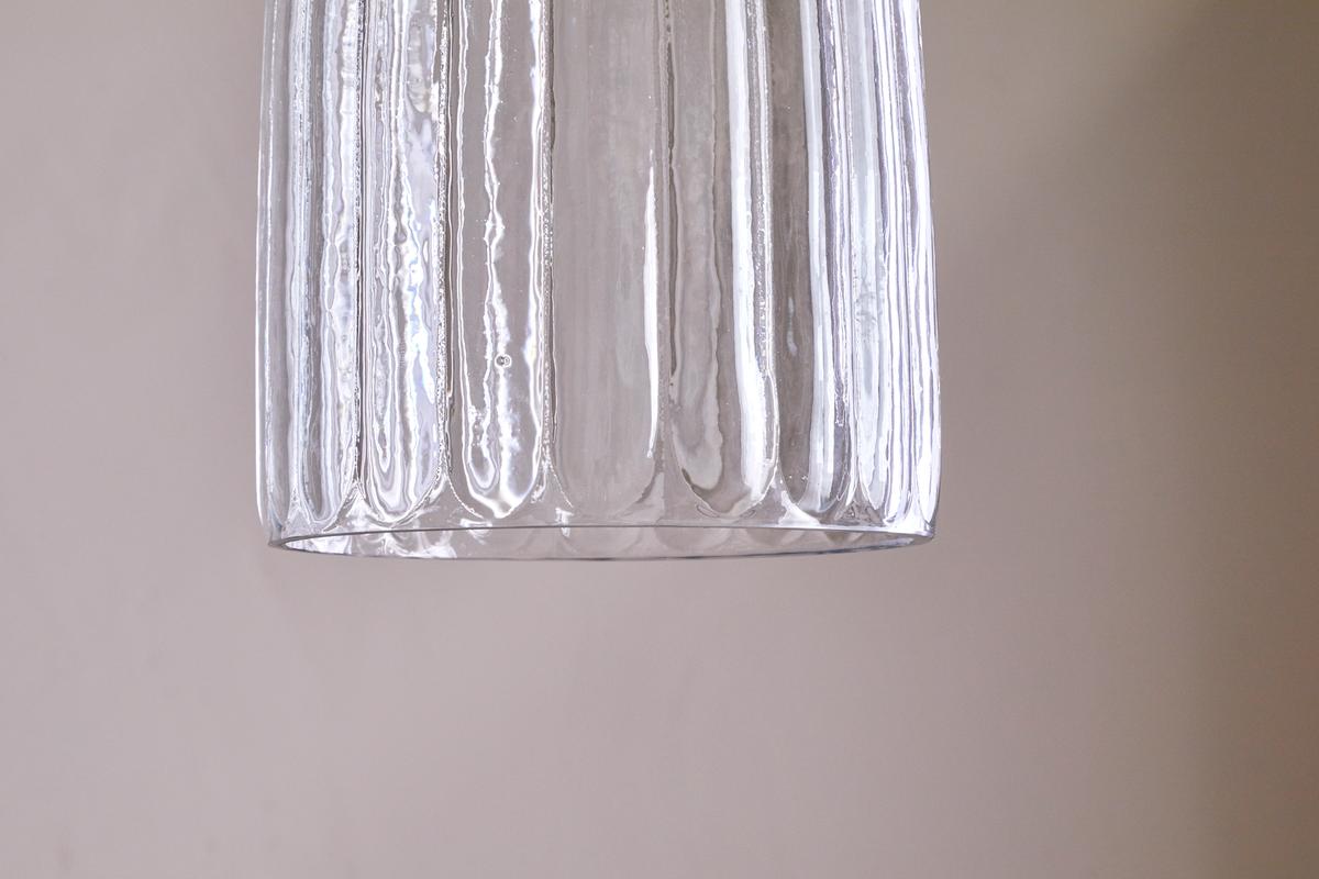 Nkuku Lumina Recycled Glass Pendant Clear