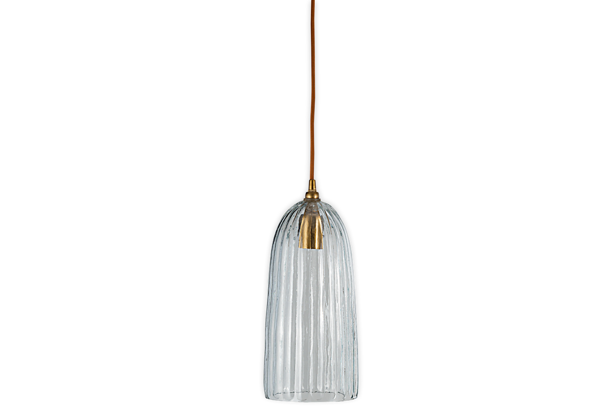 Nkuku Lumina Recycled Glass Pendant Clear