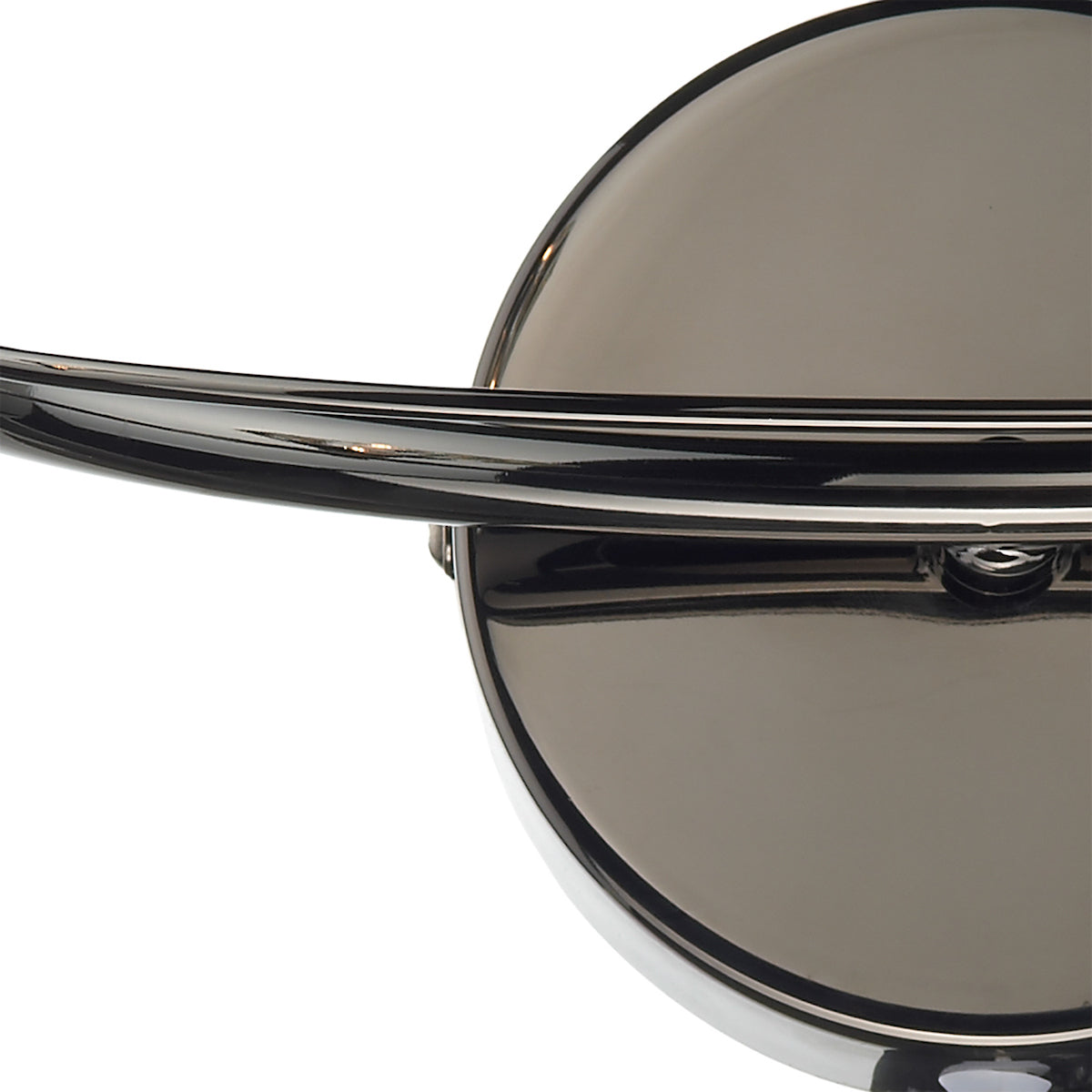 Dar Luther 2 Light Wall Light Black Chrome Crystal