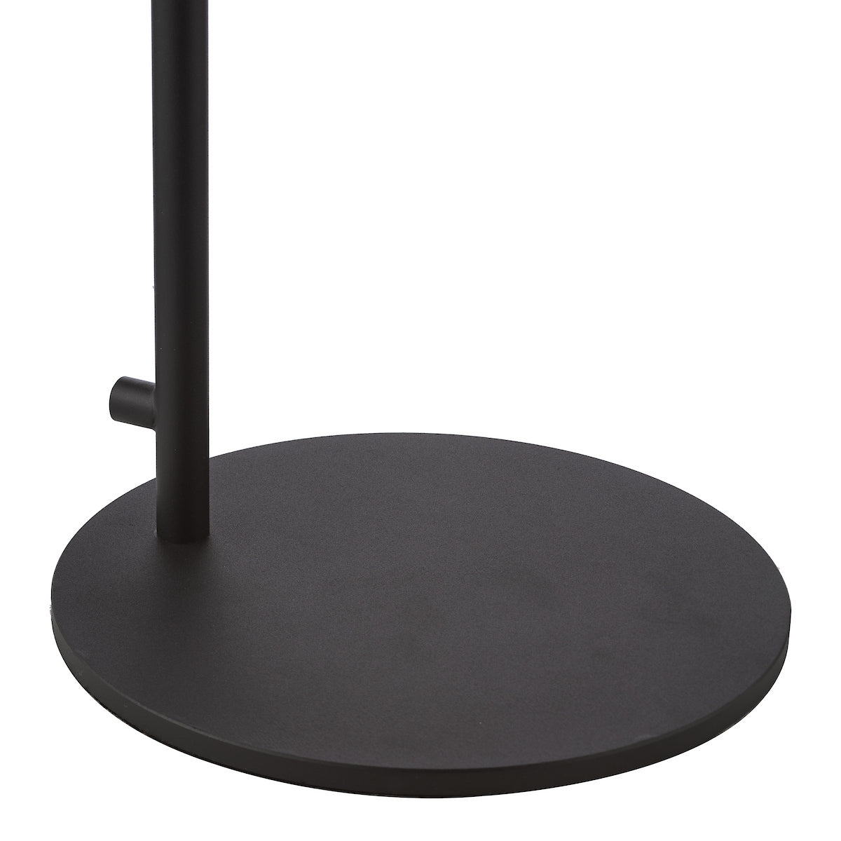 Dar Lycia Table Lamp Matt Black and Smoked Ombre Glass