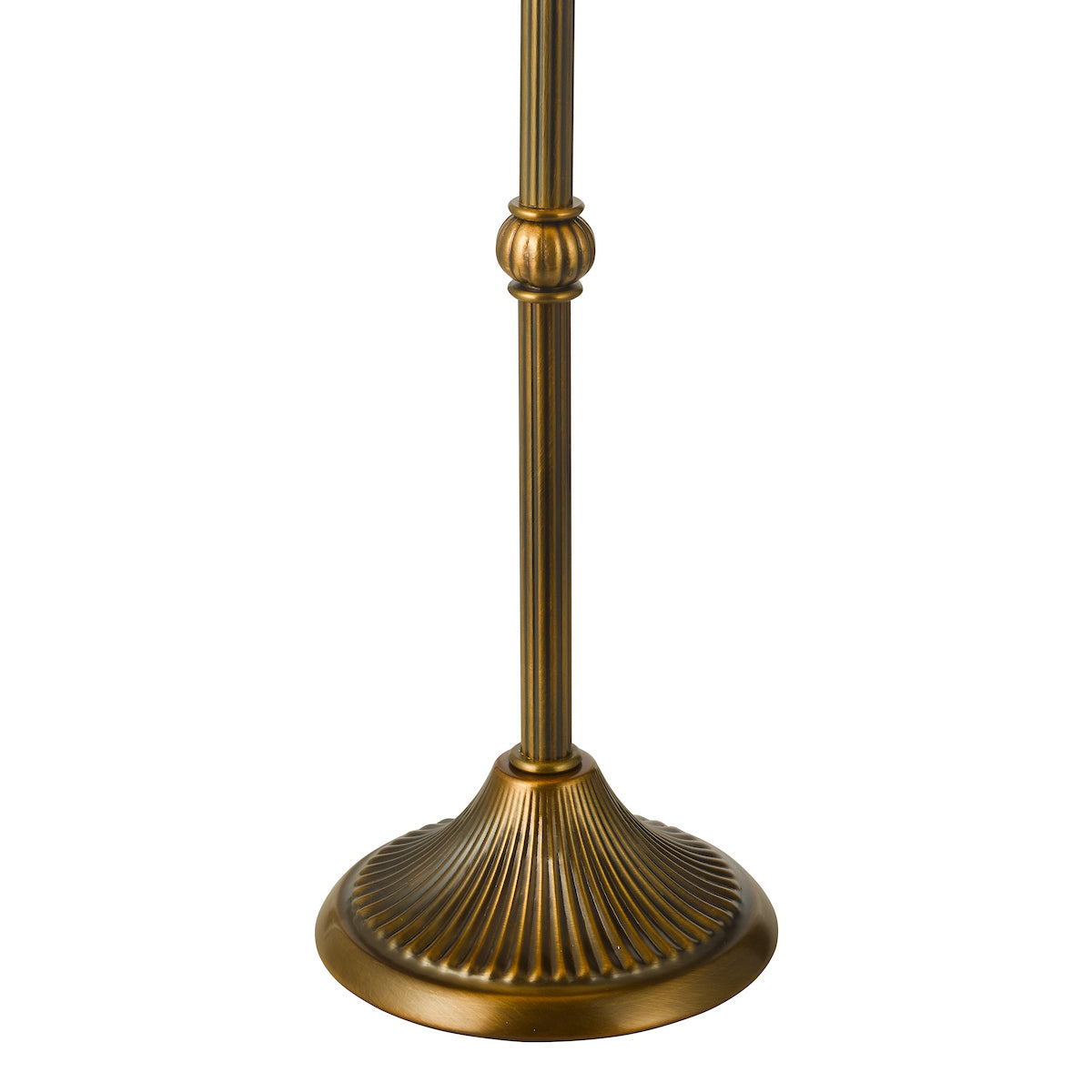 Dar Lydian Table Lamp Antique Bronze With Ester Green Shade