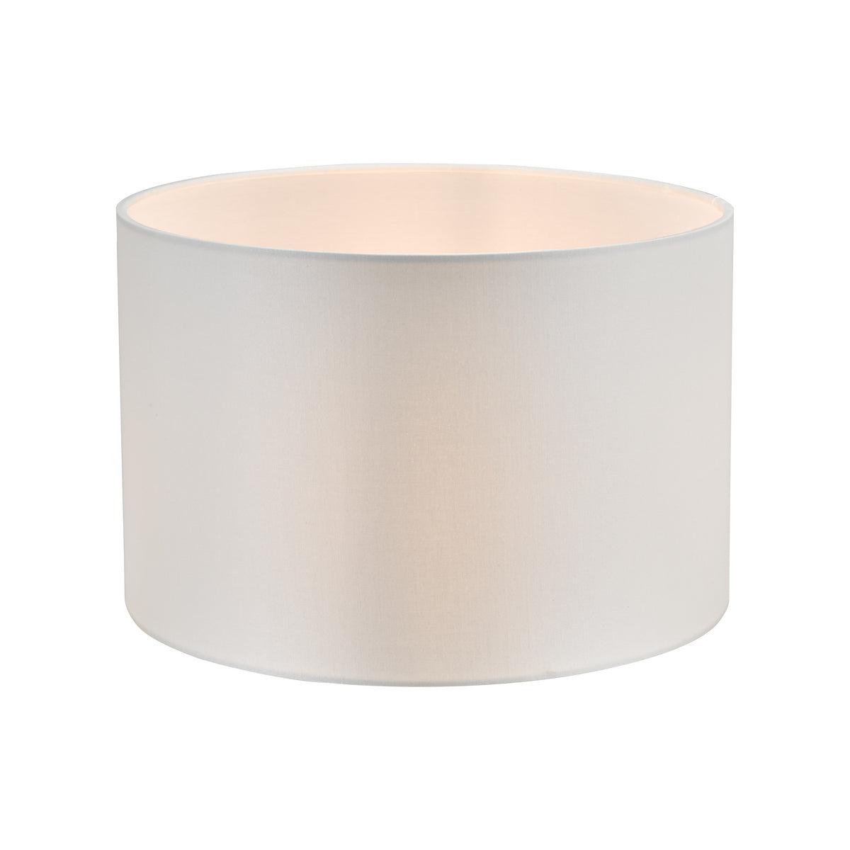 Dar Lyris Ivory Cotton Drum Shade 30cm