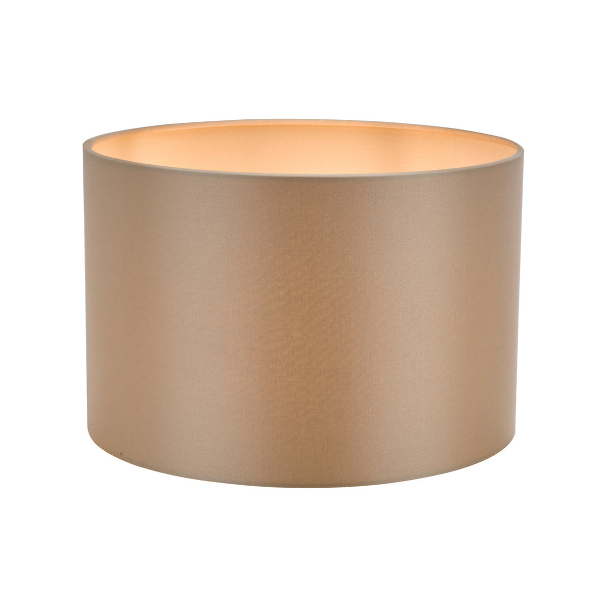 Dar Lyris Taupe Cotton Drum Shade 30cm