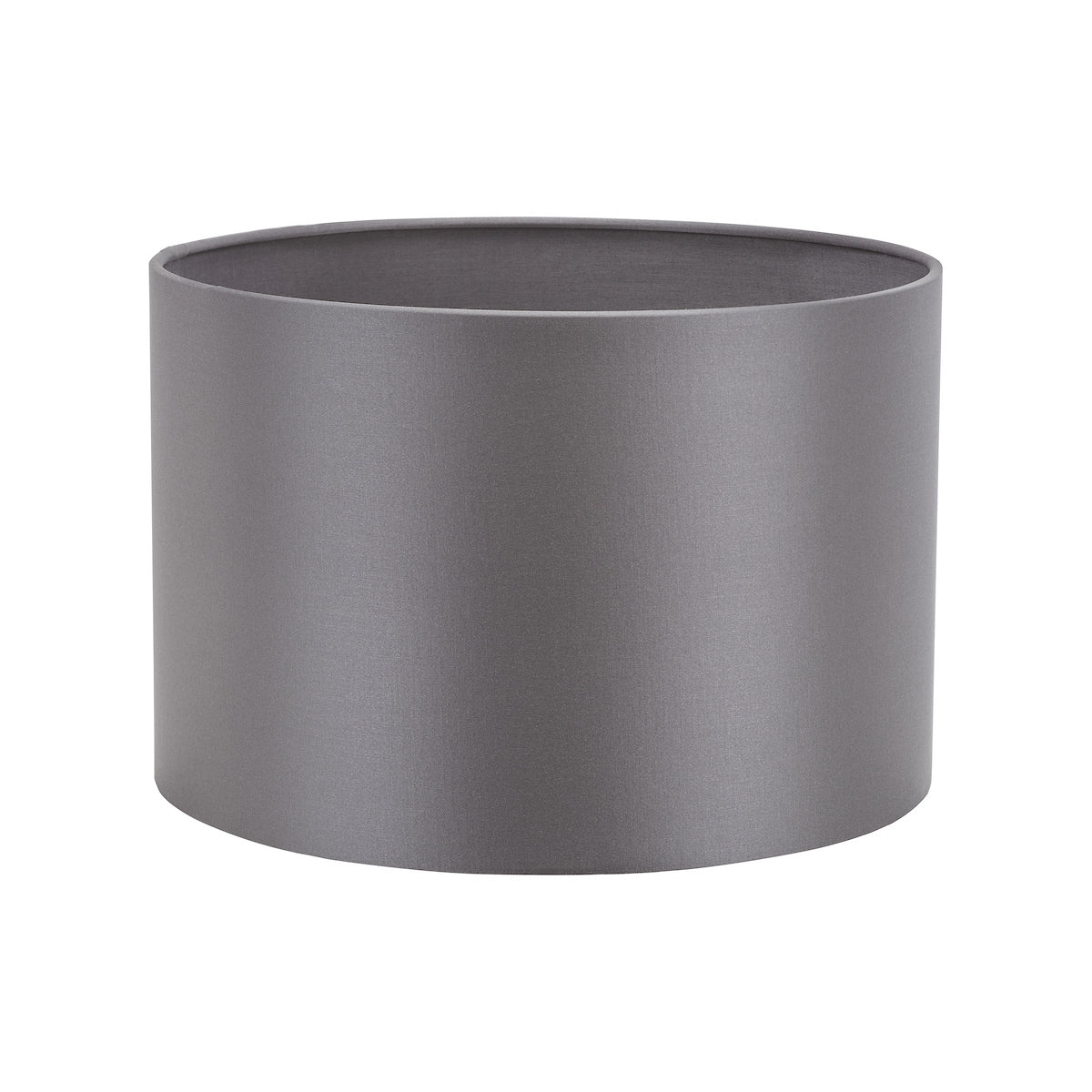 Dar Lyris Grey Cotton Drum Shade 30cm