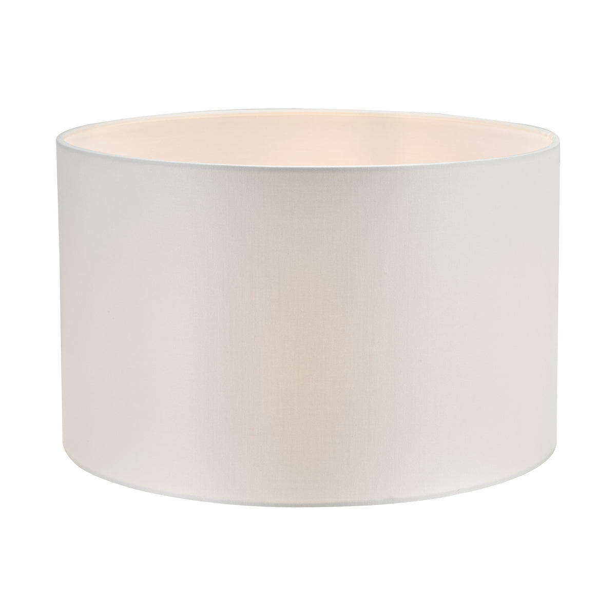 Dar Lyris Ivory Cotton Drum Shade 35cm