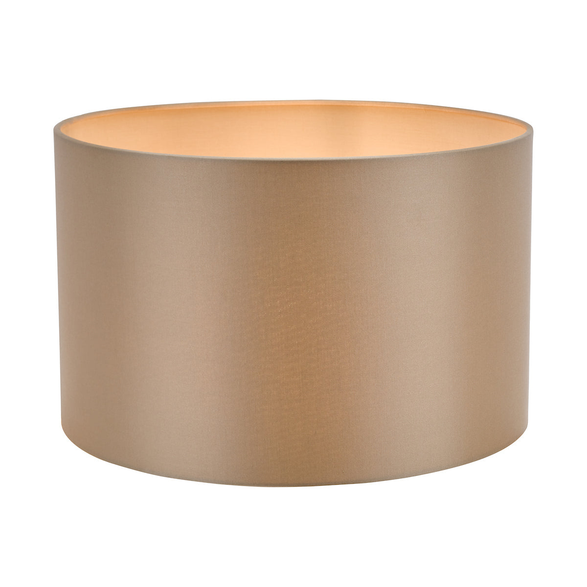 Dar Lyris Taupe Cotton Drum Shade 35cm