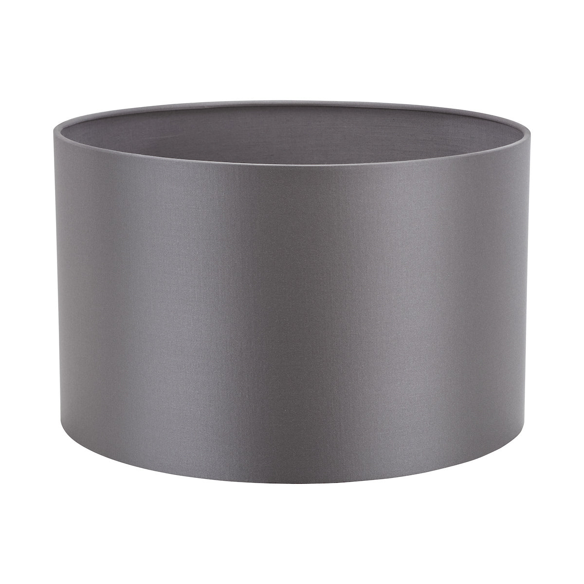 Dar Lyris Grey Cotton Drum Shade 35cm