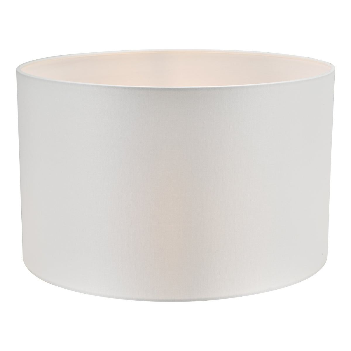 Dar Lyris Ivory Cotton Drum Shade 40cm