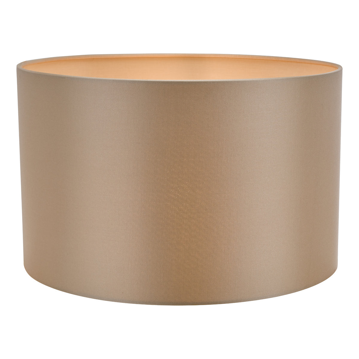 Dar Lyris Taupe Cotton Drum Shade 40cm