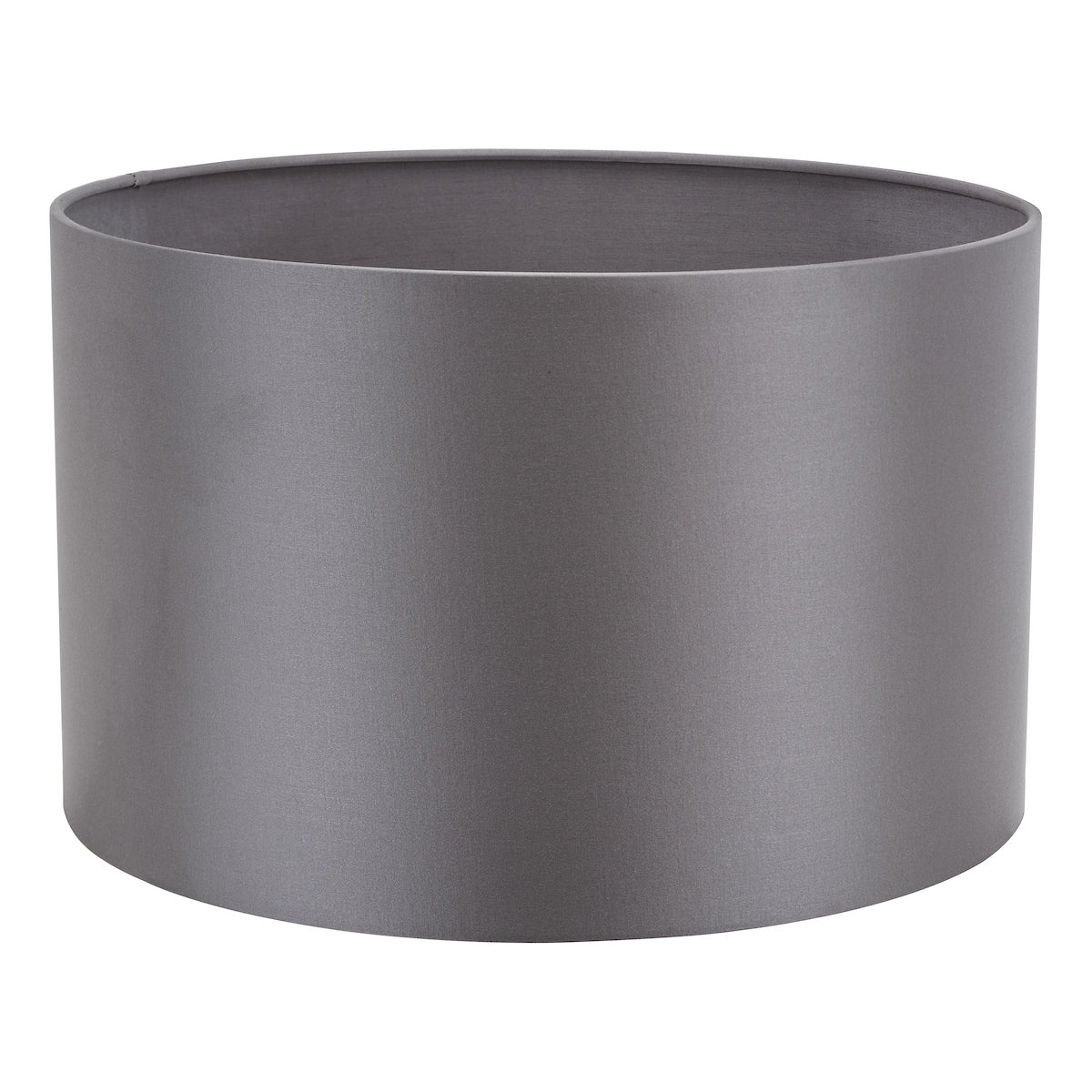 Dar Lyris Grey Cotton Drum Shade 40cm