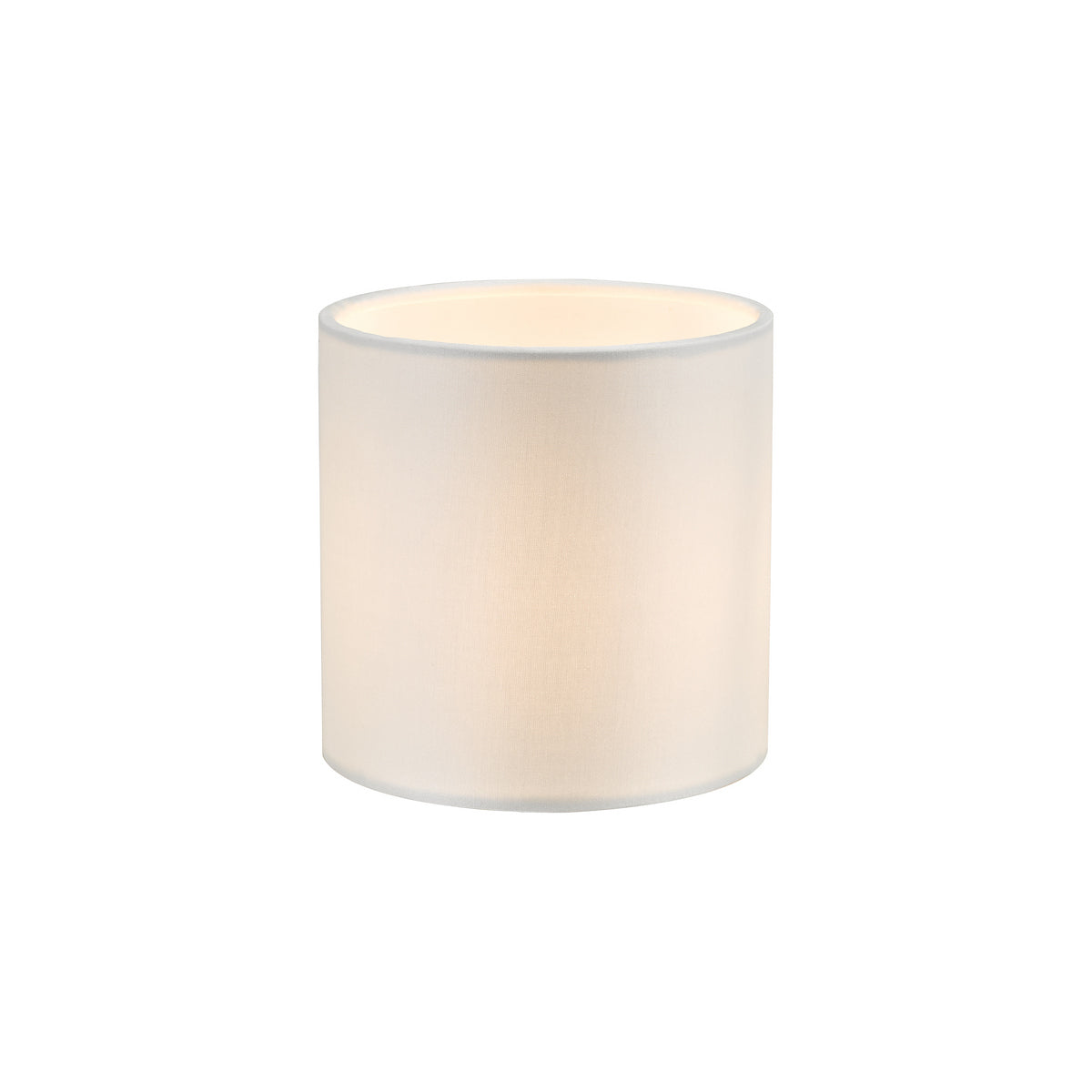 Dar Lyris Ivory Cotton Drum Shade 12cm