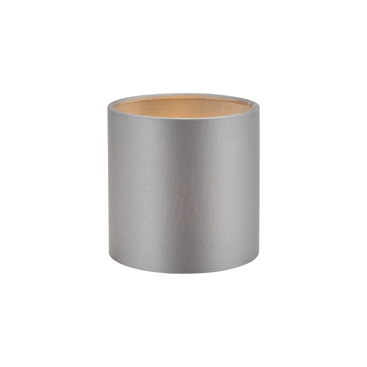 Dar Lyris Grey Cotton Drum Shade 12cm