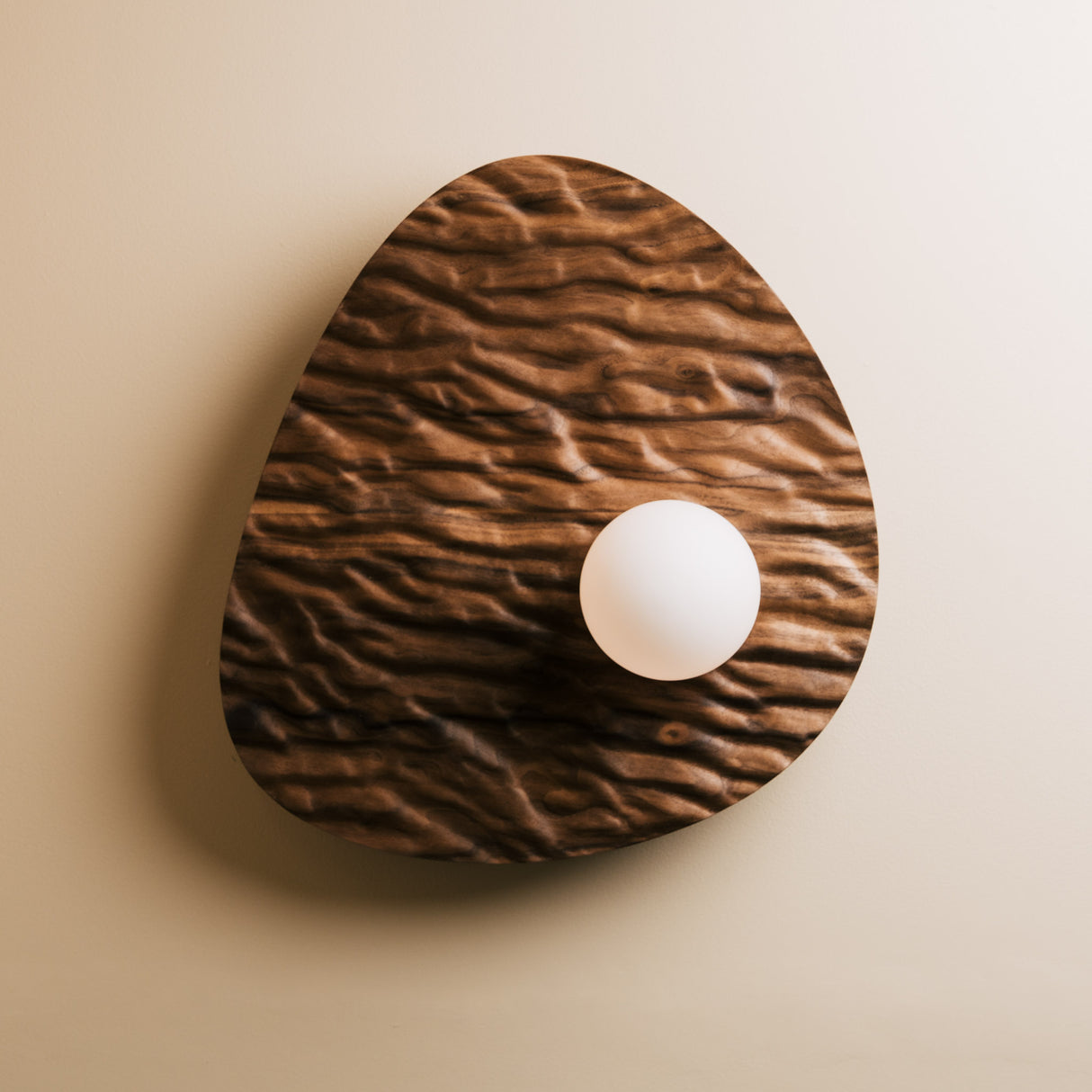Studio Haran Towan Large Wall Light in Solid Wood