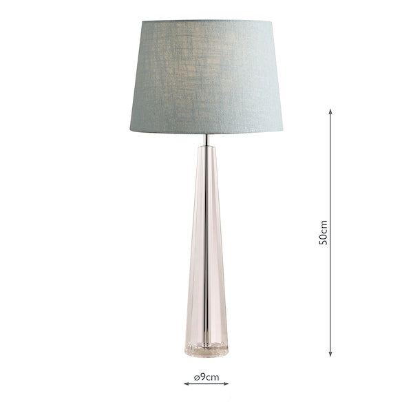 Laura Ashley Blake Cut Glass Crystal Obelisk Table Lamp Base Large – from Amos Lighting + Home
