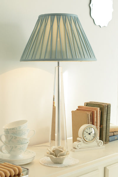 Laura Ashley Blake Cut Glass Crystal Obelisk Table Lamp Base Medium – from Amos Lighting + Home