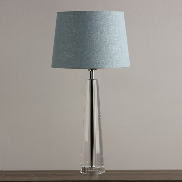 Laura Ashley Blake Cut Glass Crystal Obelisk Table Lamp Base Medium – from Amos Lighting + Home