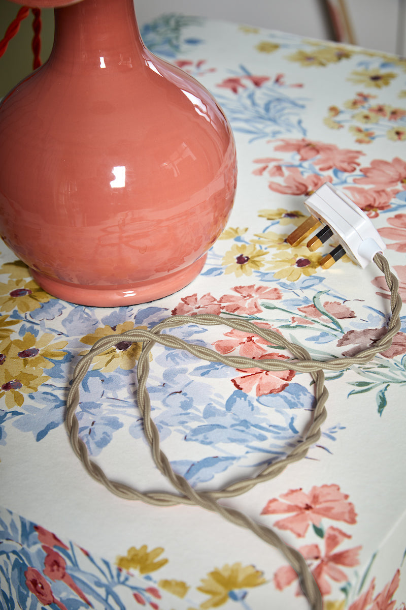 Laura Ashley Bramhope Table Lamp Terracotta – from Amos Lighting + Home