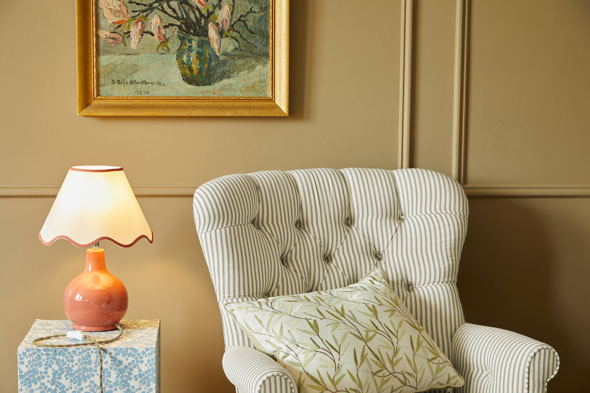 Laura Ashley Bramhope Table Lamp Terracotta – from Amos Lighting + Home