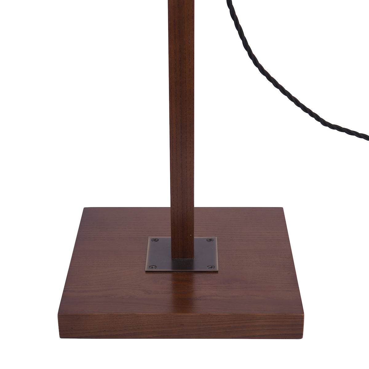 Laura Ashley Burdale Adjustable Floor Lamp Dark Wood Base – from Amos Lighting + Home