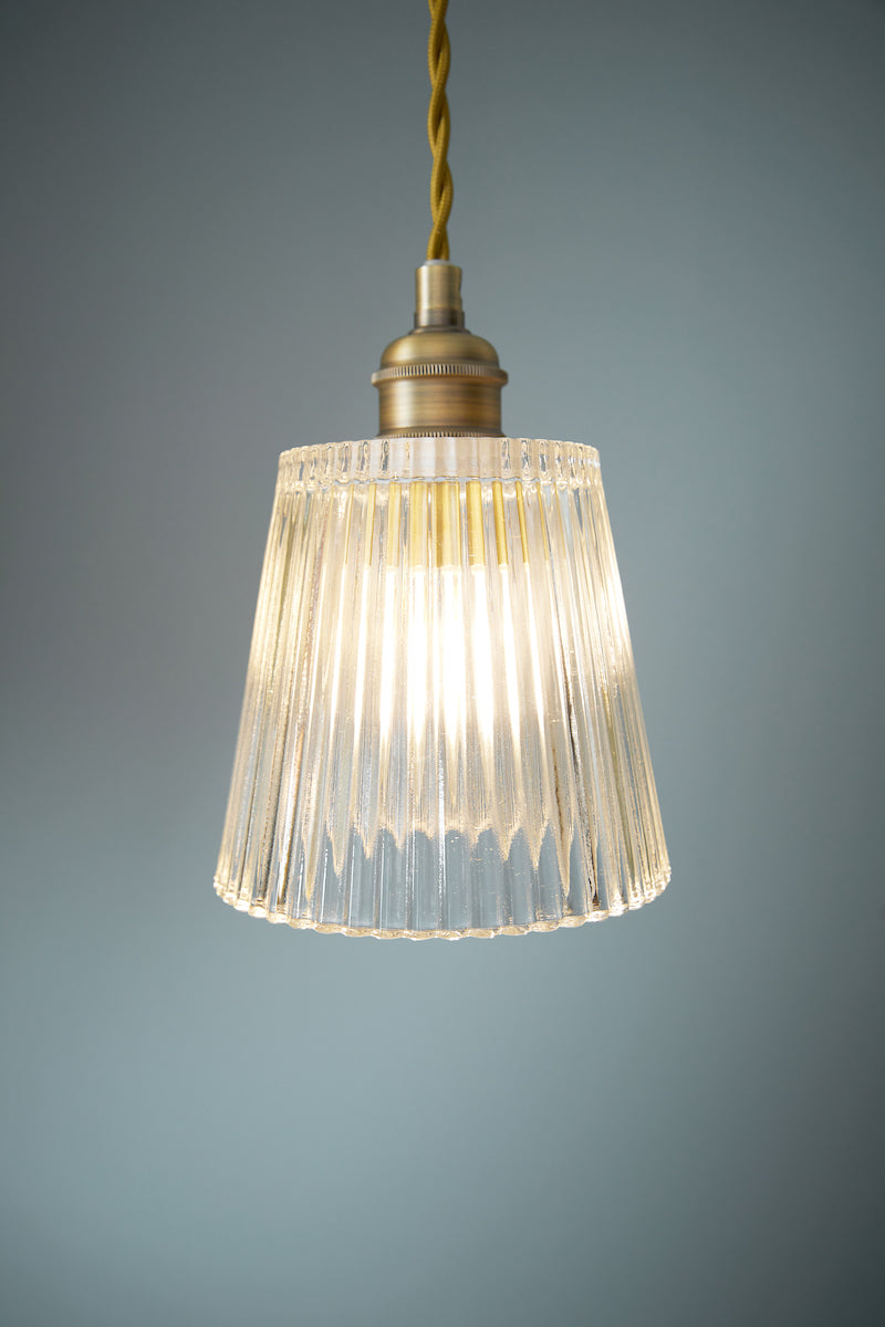 Laura Ashley Callaghan 3 Light Pendant Antique Brass – from Amos Lighting + Home