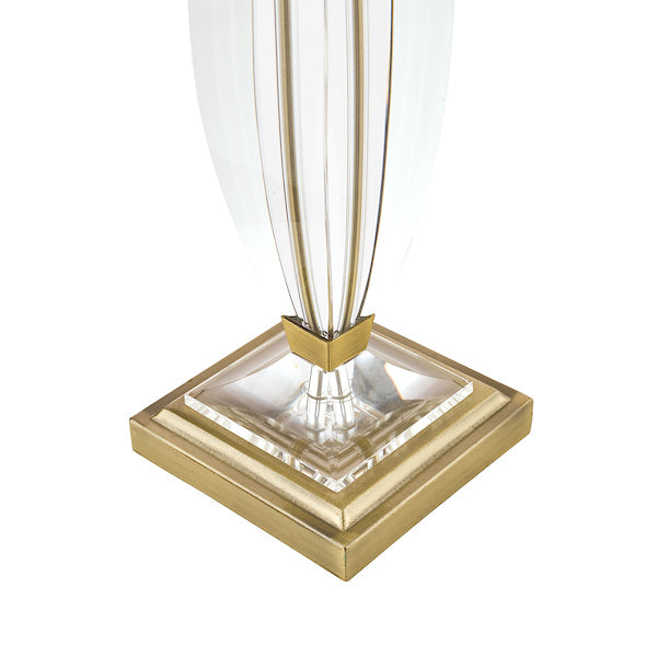Laura Ashley Carson Large Table Lamp Antique Brass & Crystal – from Amos Lighting + Home