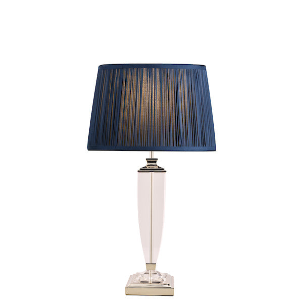 Laura Ashley Carson Large Table Lamp Polished Nickel & Crystal – from Amos Lighting + Home