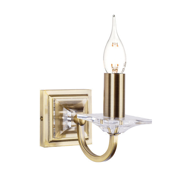 Laura Ashley Carson Wall Light Antique Brass – from Amos Lighting + Home