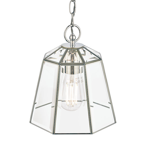 Laura Ashley Clayton Pendant Polished Silver – from Amos Lighting + Home