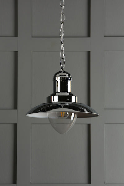 Laura Ashley Corbridge Pendant Polished Chrome – from Amos Lighting + Home