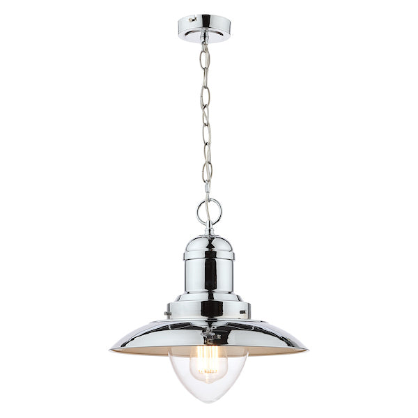 Laura Ashley Corbridge Pendant Polished Chrome – from Amos Lighting + Home