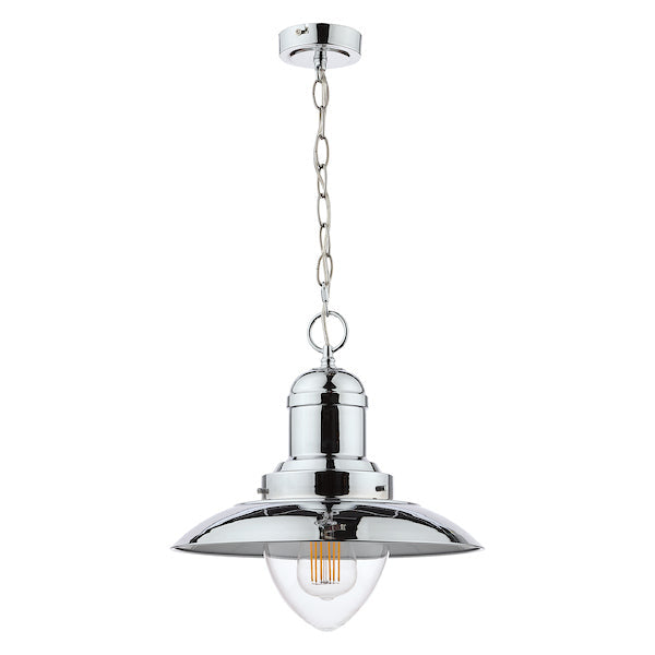 Laura Ashley Corbridge Pendant Polished Chrome – from Amos Lighting + Home