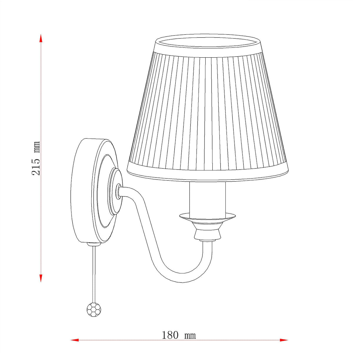 Laura Ashley Ellis Wall Light Satin Grey with Shade – from Amos Lighting + Home