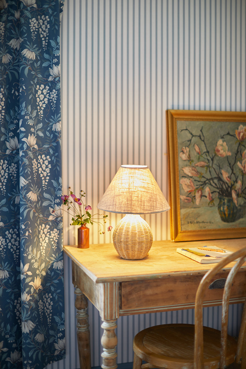 Laura Ashley Fernhill Table Lamp Matt Cream – from Amos Lighting + Home