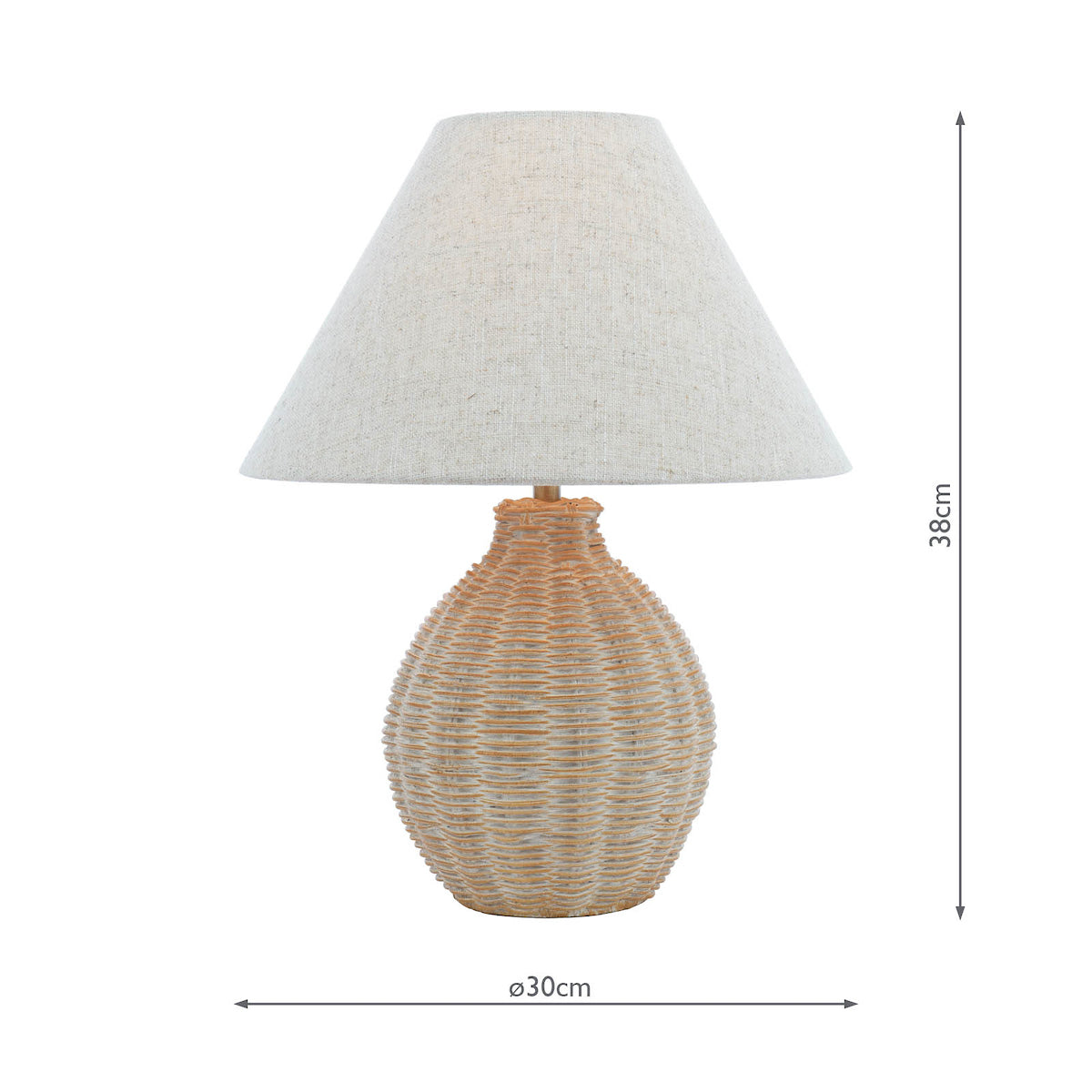 Laura Ashley Fernhill Table Lamp Matt Cream – from Amos Lighting + Home