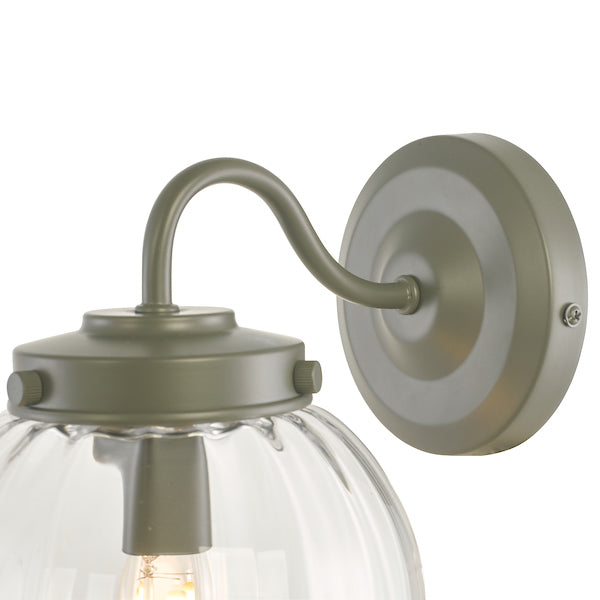 Laura Ashley Georgie Outdoor Wall Light Matt Grey Glass IP44 – from Amos Lighting + Home