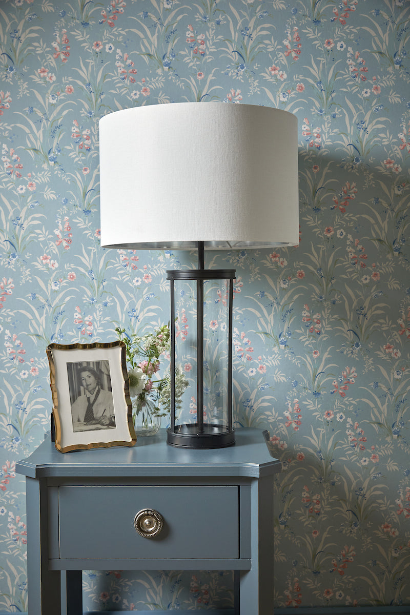 Laura Ashley Harrington Large Table Lamp Matt Black – from Amos Lighting + Home