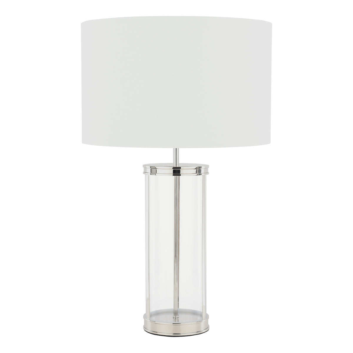 Laura Ashley Harrington Large Table Lamp Polished Nickel – from Amos Lighting + Home