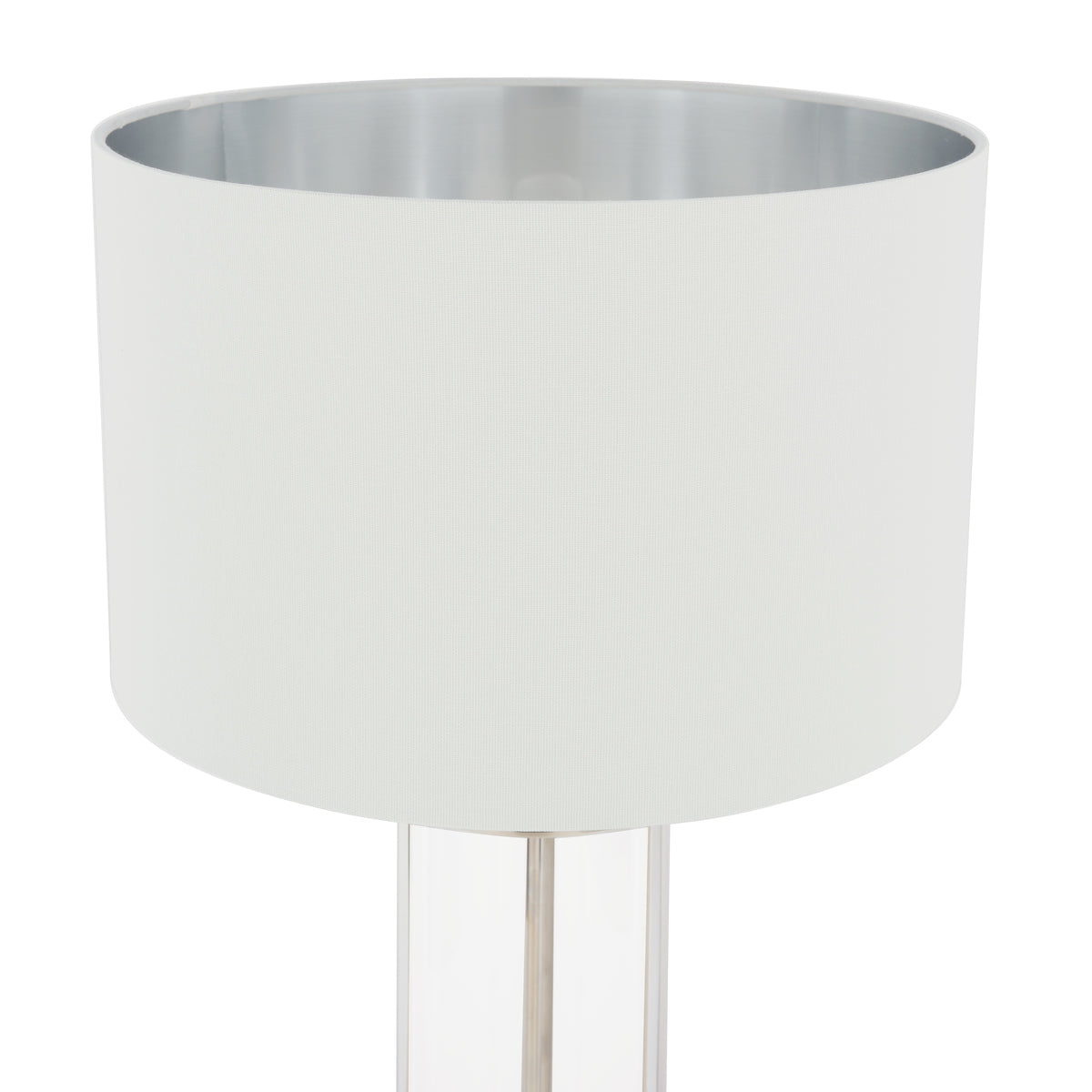 Laura Ashley Harrington Large Table Lamp Polished Nickel – from Amos Lighting + Home