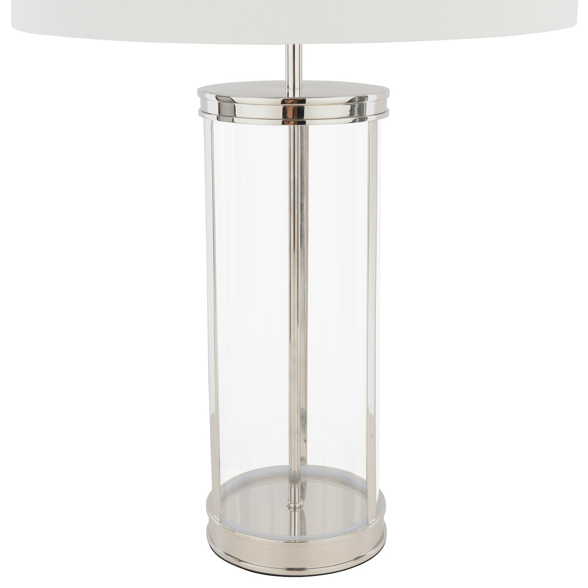 Laura Ashley Harrington Large Table Lamp Polished Nickel – from Amos Lighting + Home