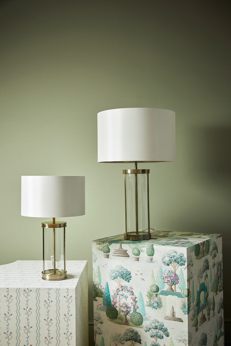 Laura Ashley Harrington Small Table Lamp Antique Brass – from Amos Lighting + Home