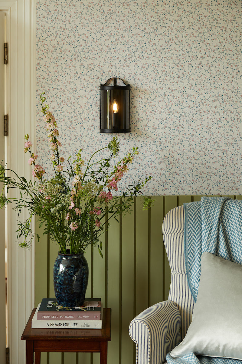 Laura Ashley Harrington Wall Light Matt Black – from Amos Lighting + Home