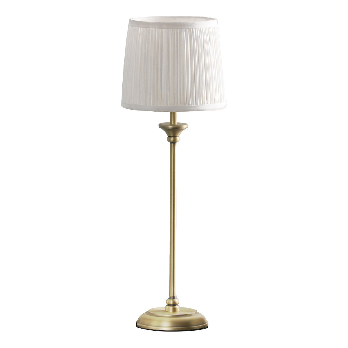 Laura Ashley Hemsley Table Lamp Antique Brass and Ivory – from Amos Lighting + Home