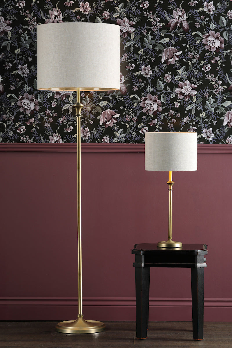 Laura Ashley Highgrove Table Lamp Matt Antique Brass – from Amos Lighting + Home