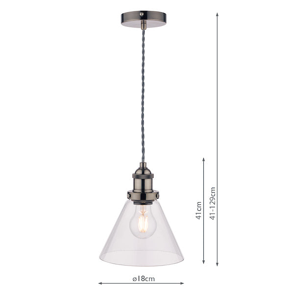 Laura Ashley Isaac Pendant Satin Nickel – from Amos Lighting + Home