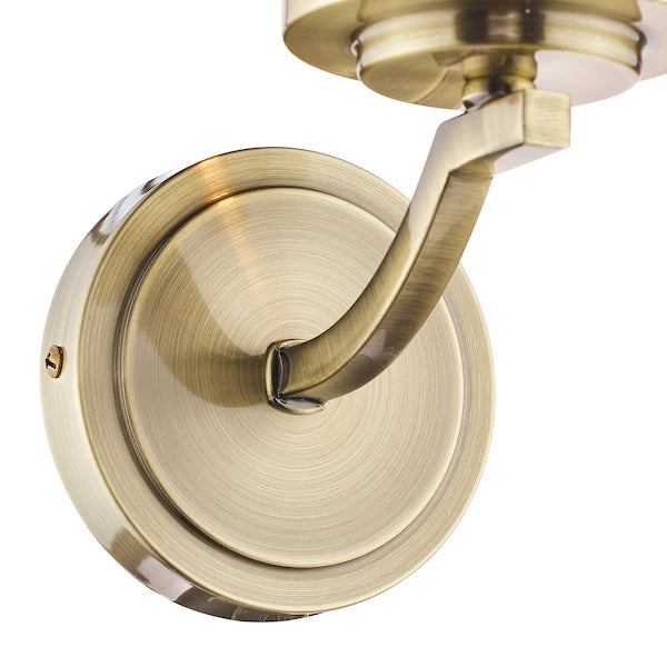 Laura Ashley Joseph Antique Brass Wall Light – from Amos Lighting + Home