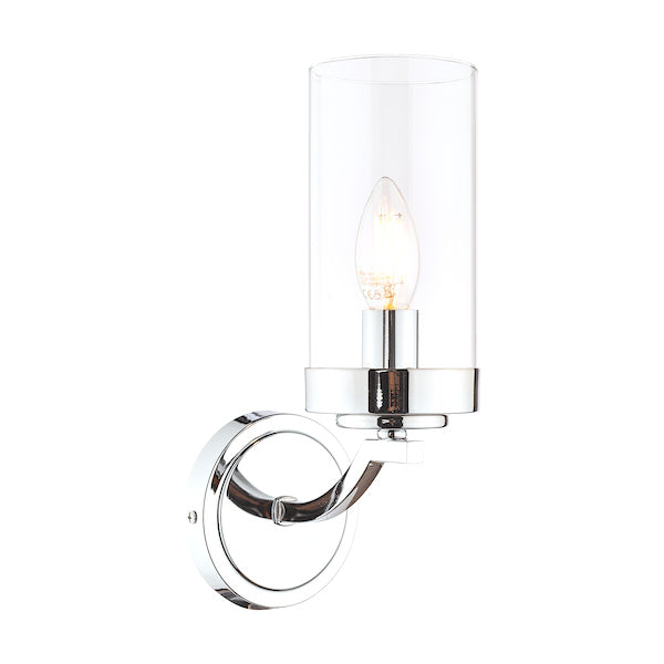 Laura Ashley Joseph Polished Chrome Wall Light – from Amos Lighting + Home