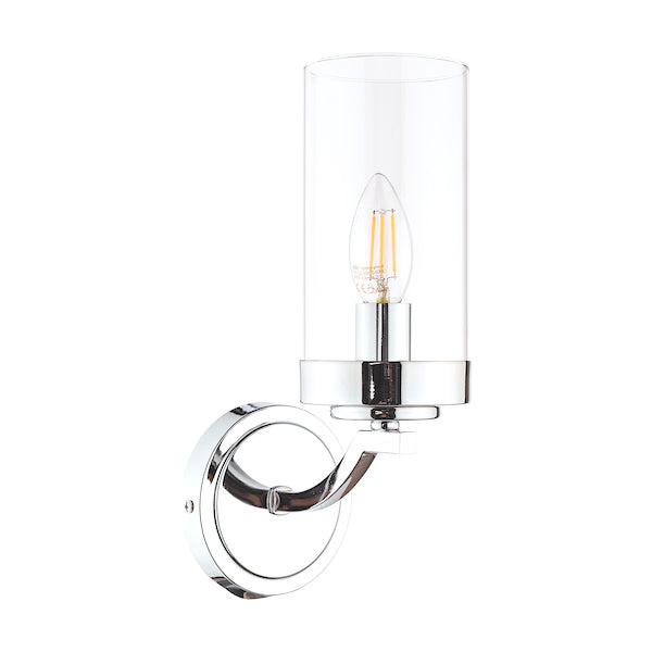 Laura Ashley Joseph Polished Chrome Wall Light – from Amos Lighting + Home