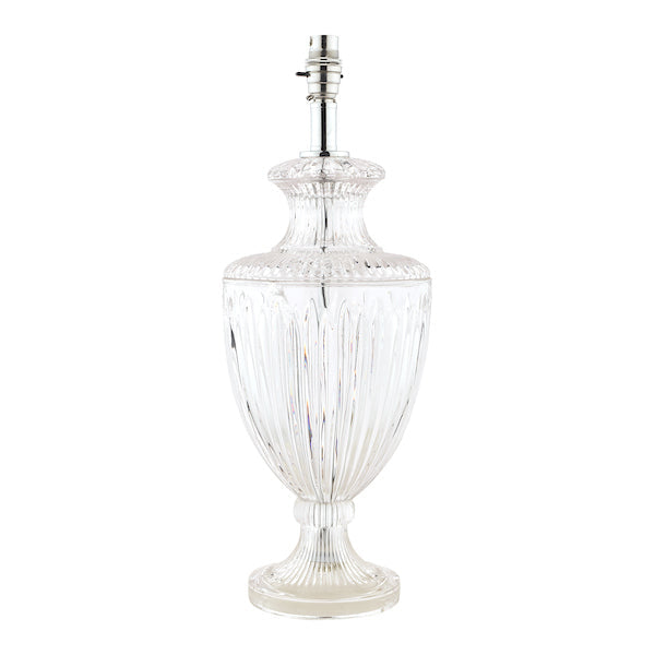 Laura Ashley Meredith Cut Glass Crystal Urn Table Lamp Base Large – from Amos Lighting + Home