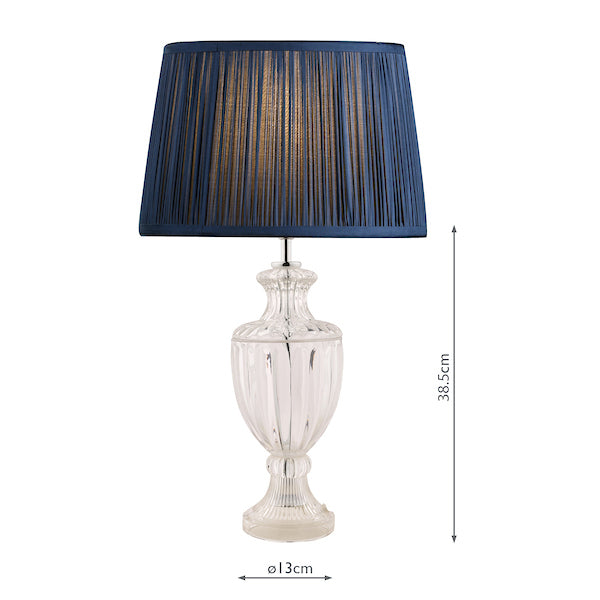 Laura Ashley Meredith Cut Glass Crystal Urn Table Lamp Base Small – from Amos Lighting + Home