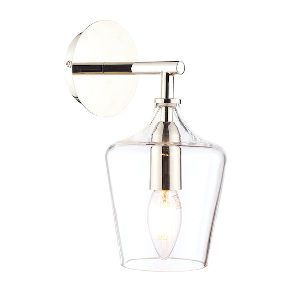 Laura Ashley Ockley Wall Light Polished Chrome & Glass – from Amos Lighting + Home